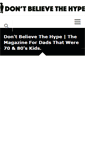 Mobile Screenshot of dontbelievethehype.biz